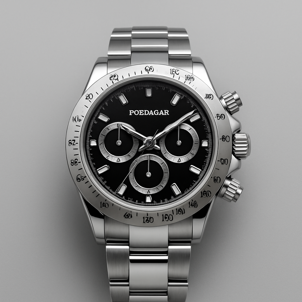 Watch Bracelet Black Poedagar Elite